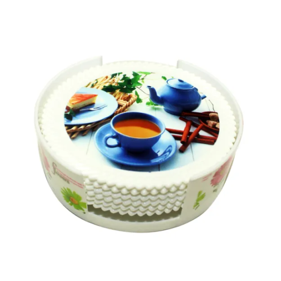 6pes Reuse & Washable Plastic Tea Cup