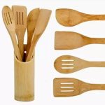Bamboo Cooking Spoon Holder