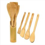 Bamboo Cooking Spoon Holder
